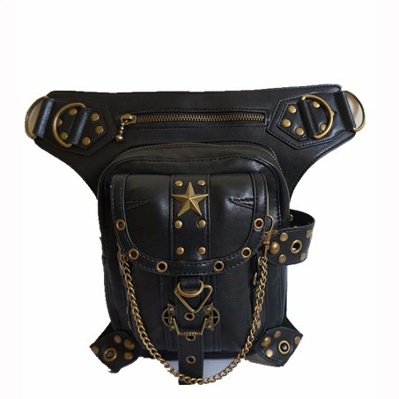 

Ringed Penguin Rock Leather & Vintage Gothic Retro Steampunk Handbag Shoulder Bag Coin Purse