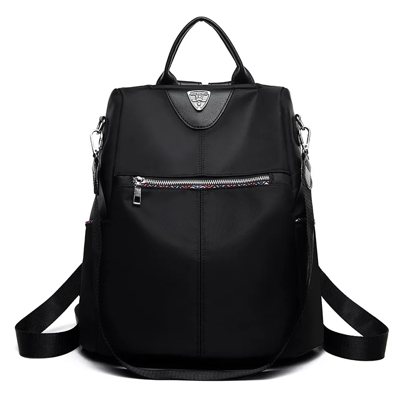 

Women's Outdoor Backpack Backpack 2019 New Style Oxford Canvas Wild Large Capacity Anti-theft Lady Multi-function Travel Bag