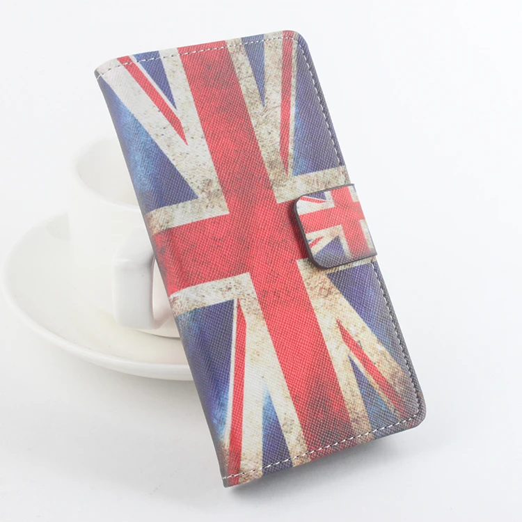 Кожаный чехол для Alcatel One Touch Pop 2 M5 OT 5042 флип OneTouch pop2 ot5042 5042d кожаный Телефонные