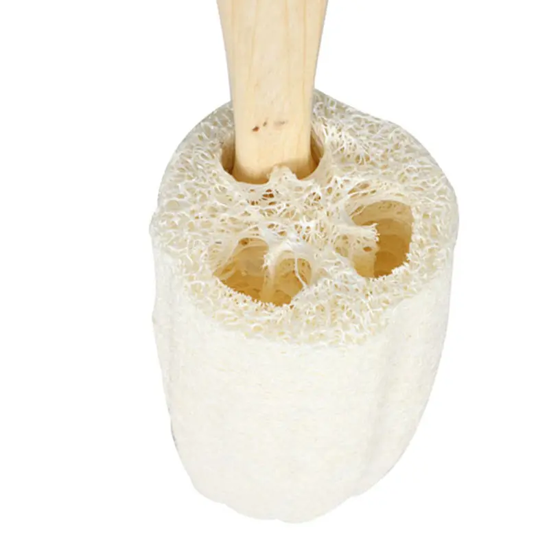 Длинная ручка Душ Ванна Loofah Задняя щетка для тела Очищающая тусклый шелушастый