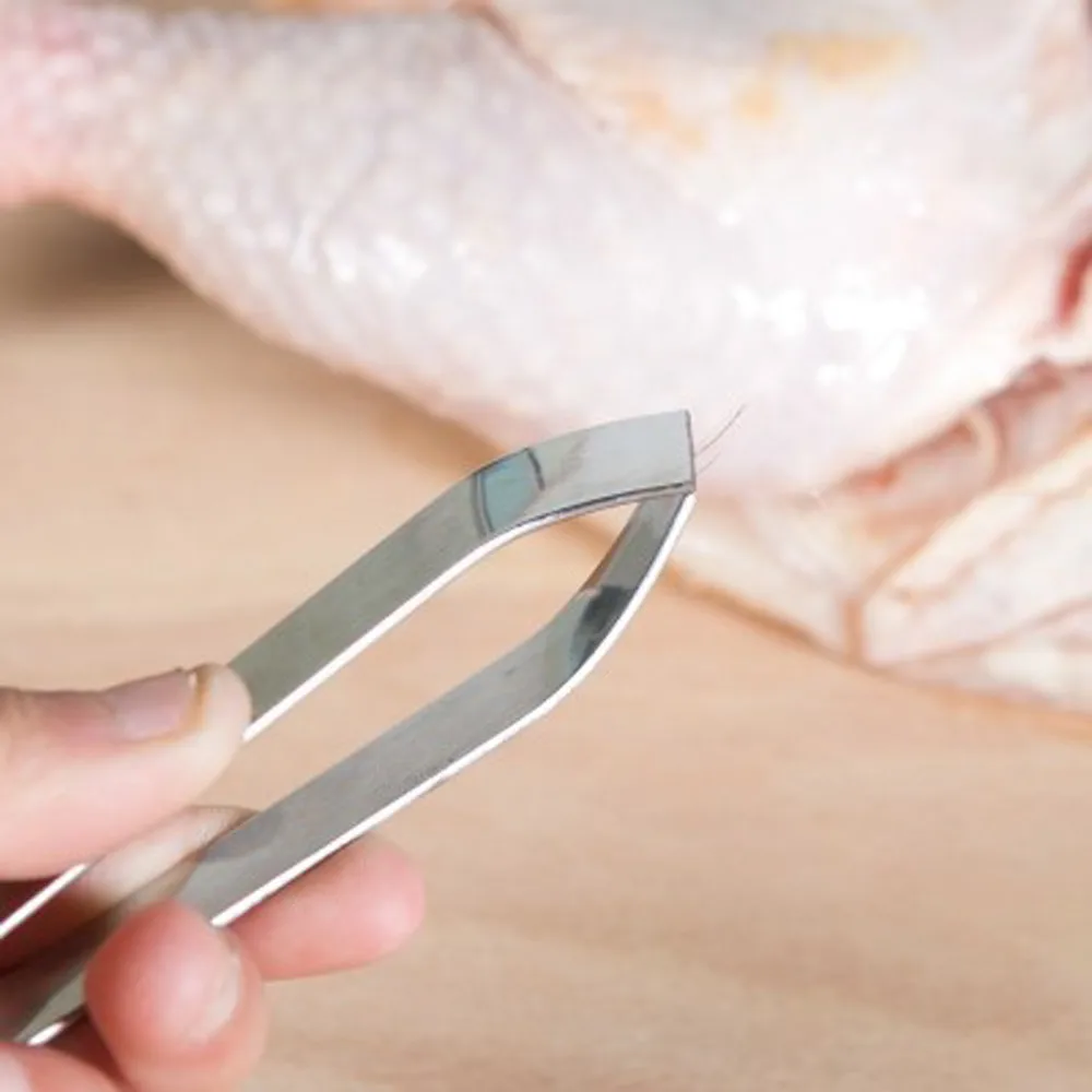 Устройство для выщипывания пищи из нержавеющей стали|Приборы морепродуктов| |