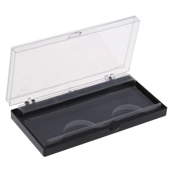 

1pcs Eyelash Storage Box Eyelash Storage Empty Box False Eyelash Care Storage Case Box Container Holder Compartment Tool