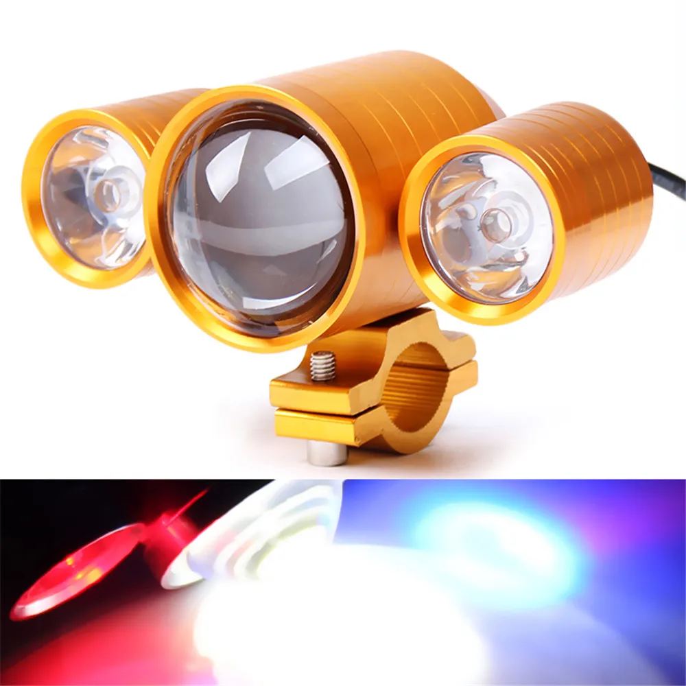 Universal 9 12W Motorcycle Headlights 12V 60V Motorbike Spotlight Head