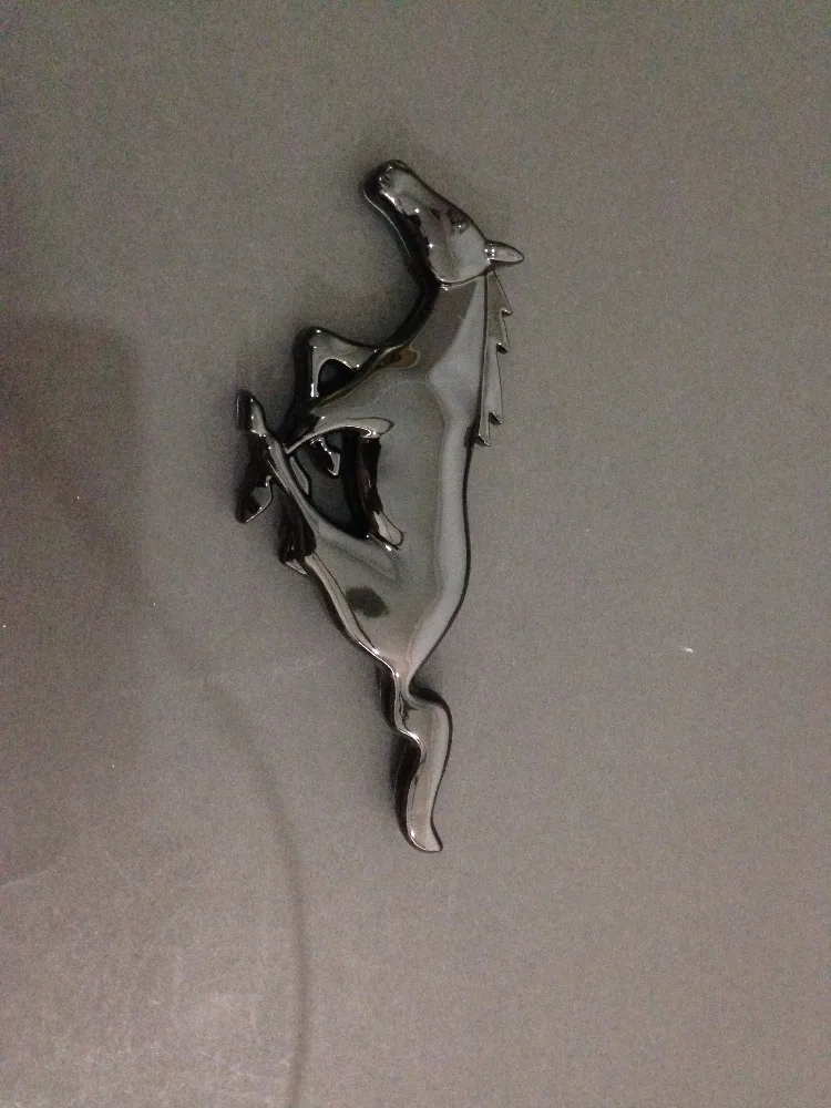 

Car Badge For Mustang Pony GT 1994-2004 ABS Plastic Glossy Sticker Running Horse Head Logo Emblem