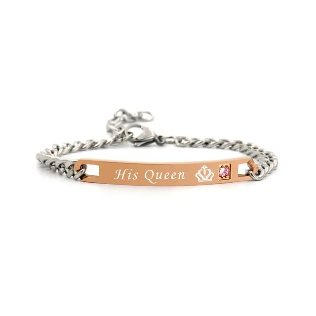 Bracelet Couple Acier