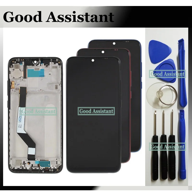 

Original For Xiaomi Redmi Note 7 Seven Redmi Note7 Pro Global LCD Display Screen Touch Screen Digitizer Assembly With Frame Tool