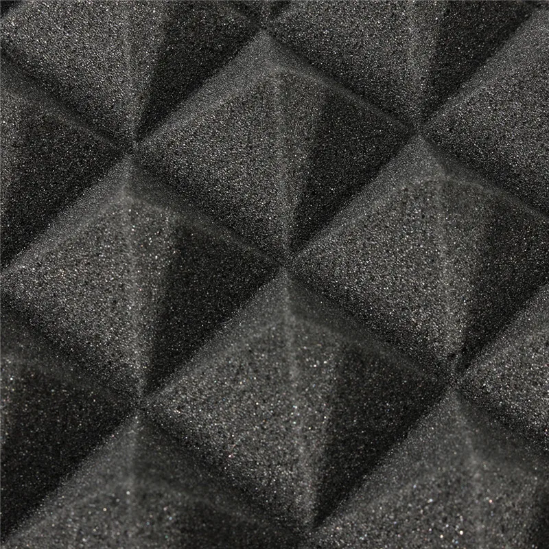 45x45x5 см пена для звукоизоляции Звукоизоляционная плитка регулирование звука поглощение изоляции клиновидная плитка полиуретановая пена