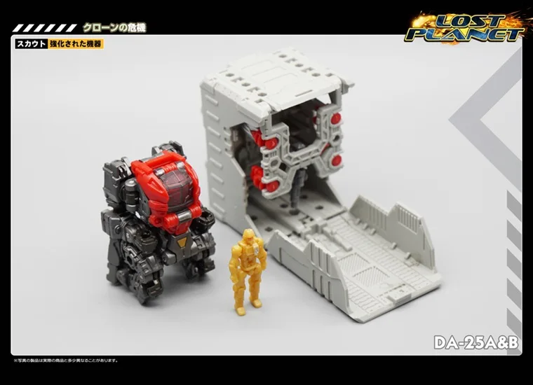 MFT трансформация Diaclone Diakron DA25A& B зеленый и красный Diaclone Powered-Suit Lost Planet Seriesaction фигурка робот игрушка