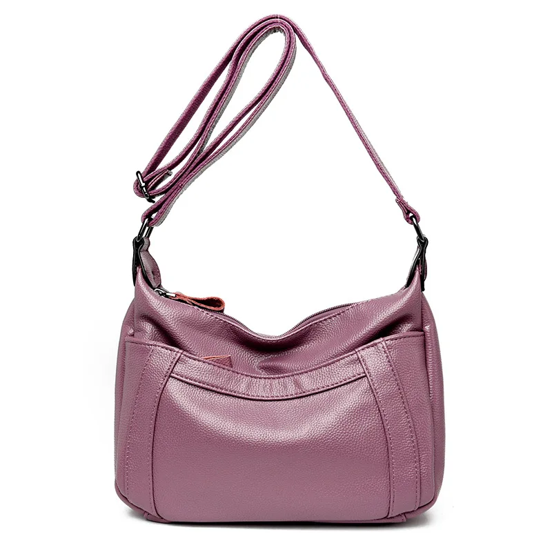 

High Quality Big Size Shoulder CrossBody Bag Women's Genuine Leather Handbags Fashion Messenger Bags Bag Women Bags Ladies