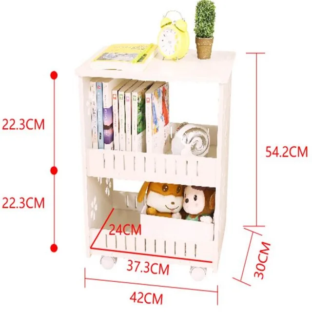 Multipurpose Bookshelf Double Layer Bookcase Storage Rack Bedside ... Multipurpose Bookshelf Double Layer Bookcase Storage Rack Bedside ...
