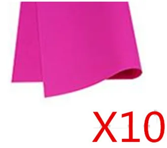 Rose 10шт 50* 50 см фоамиран для рукоделия - Цвет: Rose