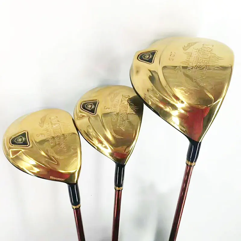 New mens Golf wood set Maruman Majesty Prestigio 9 clubs wood driver+fairway wood with Graphite