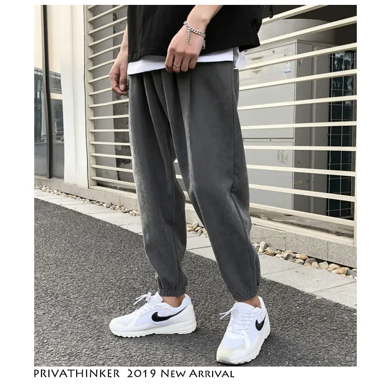 Privathinker мужские хлопковые штаны-шаровары в стиле хип-хоп Уличная одежда 2019