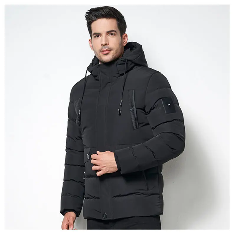 Parka À Black Et 40 Hommes blue Épais Hiver La army Manteau Capuche Coton Poches Long Veste gray Green 5xl Taille Polaire Degrés Outwear Plus 2018 53LqcAj4R