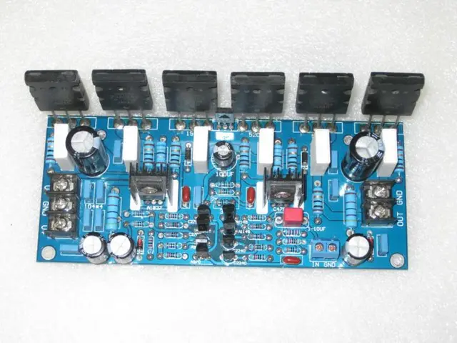 Mono power amplifier board 1943 + 5200 after tube amp board 300W-in