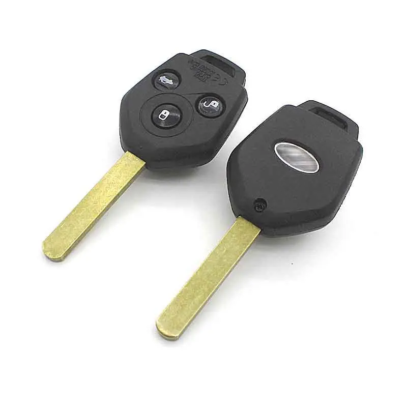 

Car Key Accessories 3 Buttons Replacement Remote Key Shell Case Smart FOB Key Housing Fit for Subaru Forester 433MHz 4D62 Chip