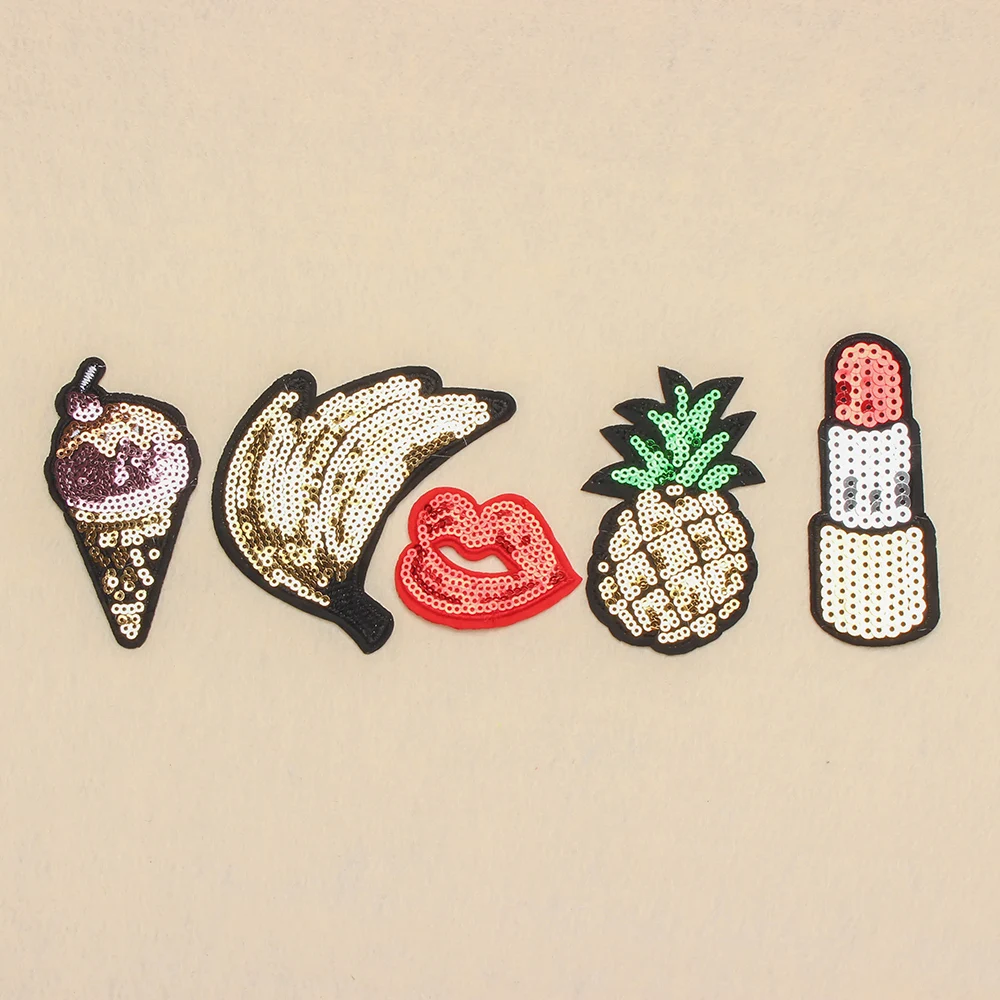 5 шт. нашивки с блестками для одежды|sequin patches|patches for clothing ironpatches |