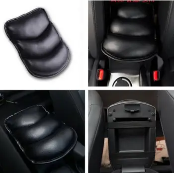 

Car Auto Armrest Console Box Car Handrails Central Armrest Soft Pad PU Mat Black Fit For BMW Ford Passat Honda Peugeot Audi Toyo