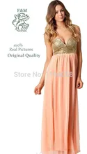 Auf Lager Discounted 2016 Schatz Pailletten Abendkleider Spezielle Gelegenheit Chiffon Bodenlangen Abendkleid Formal Für Party