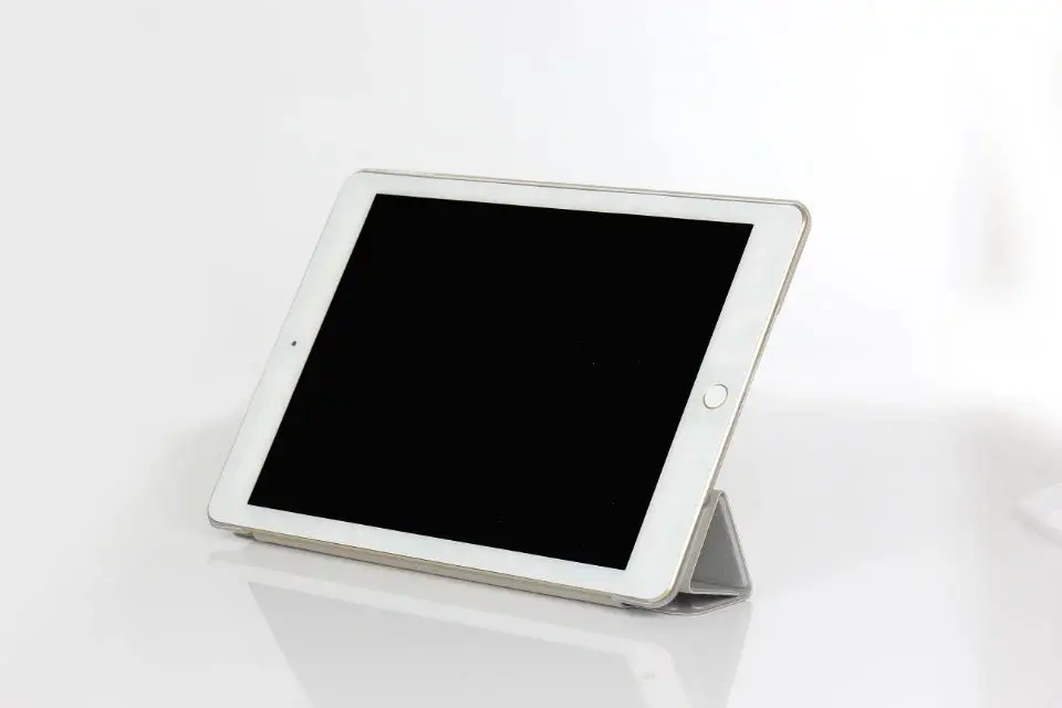 Ультра тонкий флип-чехол для Apple iPad Air 2, iPad 6 Подставка для планшета PU кожаный чехол+ ручка