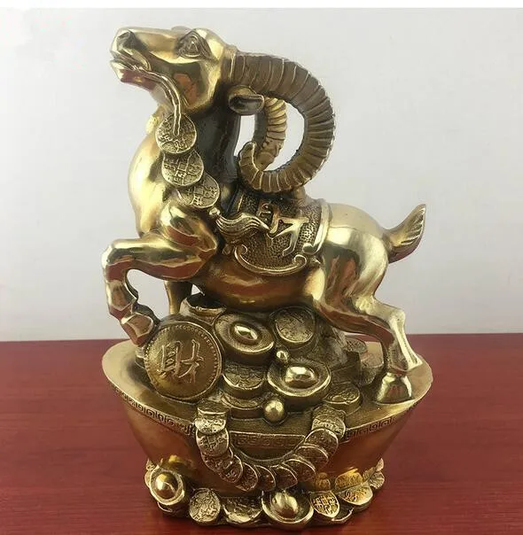 

Коллекция, статуя из латуни с изображением богатства, овцы