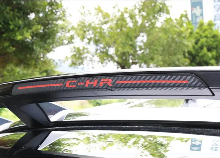

Car-Styling Taillight Brake Lights Lamp Protector carbon fiber Covers 3D Sticker for TOYOTA C-HR