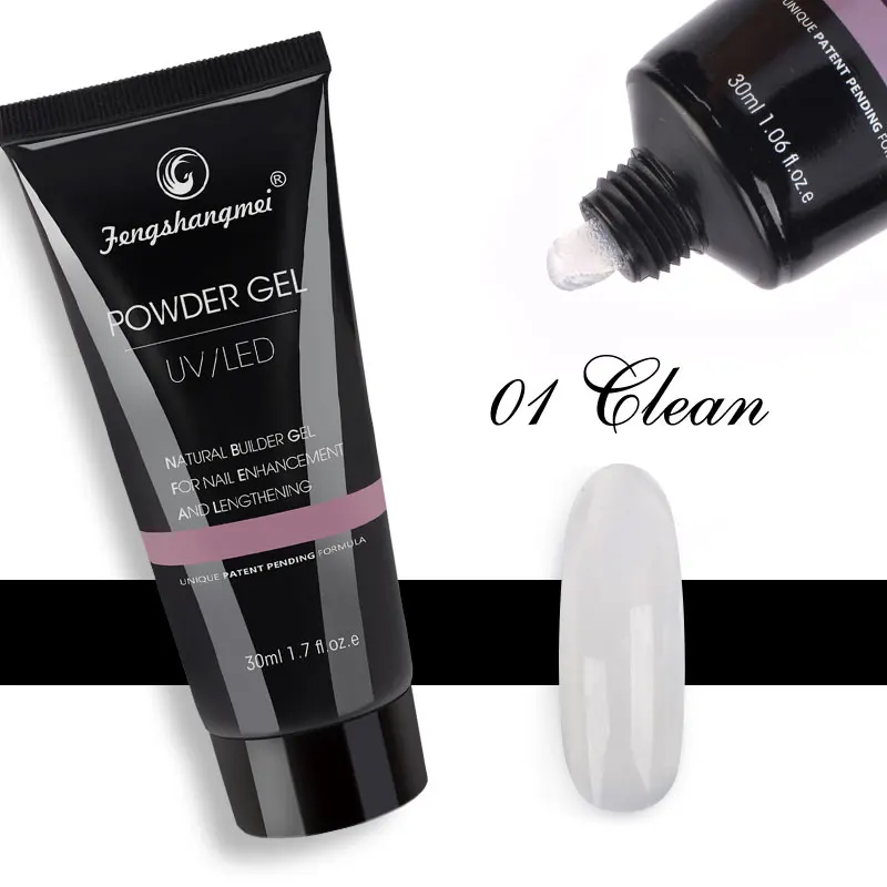 Fengshangmei 30G Clear Nail Extension Builder Art Gel Vernici Uv Camouflage Gel Professionale Per Nail Builder