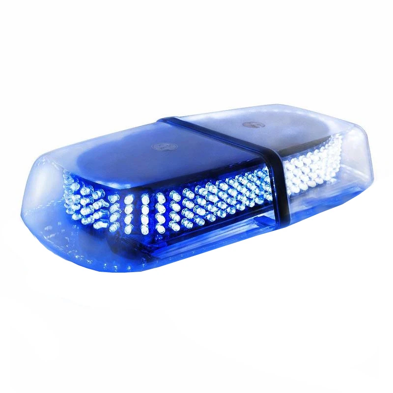 

Mansuo Blue Law Enforcement LED Mini Bar Strobe Light w/Magnetic Base 240LED Car Truck Emergency Light Bar