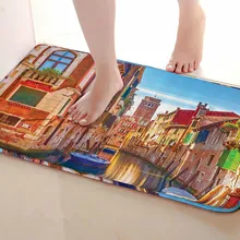 Венеция стиль Коврики для улицы, смешной Противоскользящий коврик для ванной, дверные коврики, дверные коврики под входную дверь