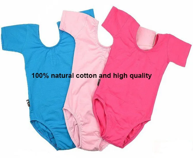 

Free shipping 2014new Children ballet leotard 100% cotton leotard costume girls fitness gymnastics clothing siamesed dance wear