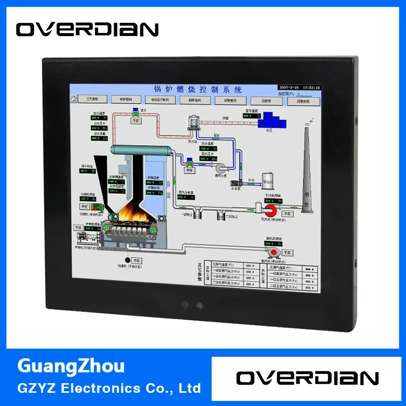 

8.4/8"Non-Touch Screen VGA/HDMI/AV/TV/USB interface Monitor Hanger Mounting Monitor Industrial Control Monitoring Machines