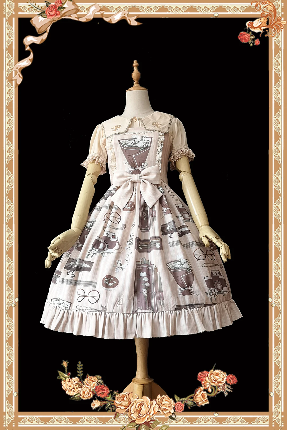 Выпускной сезон~ сладкий Печатный Лолита JSK платье повседневное праздничное платье Инфанта