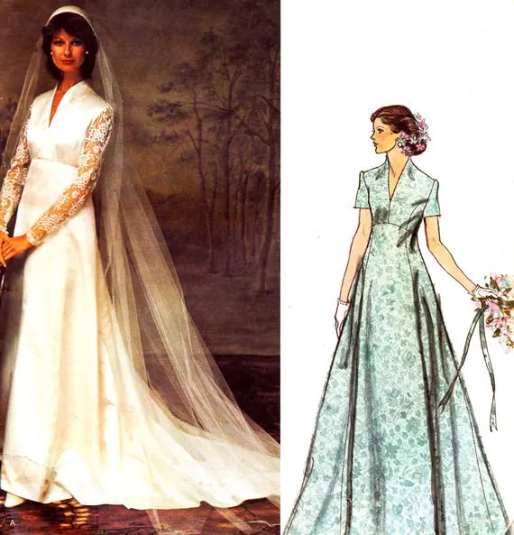 Vintage Dress Patterns Empire Waist
