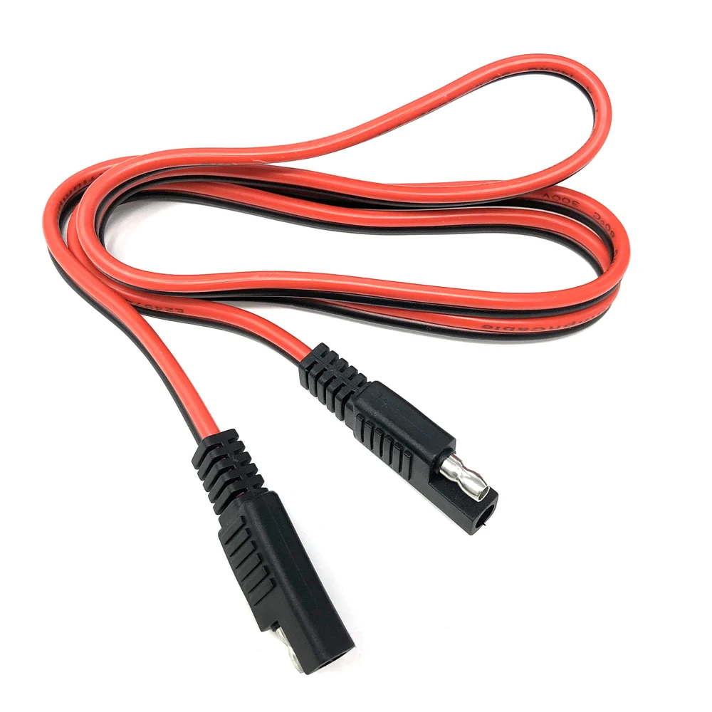 14AWG 100 см 12V SAE Быстрая отсоединительный кабель-удлинитель шнура Батарея Зарядное устройство Кабельные соединители Удлинительный кабель для зарядки