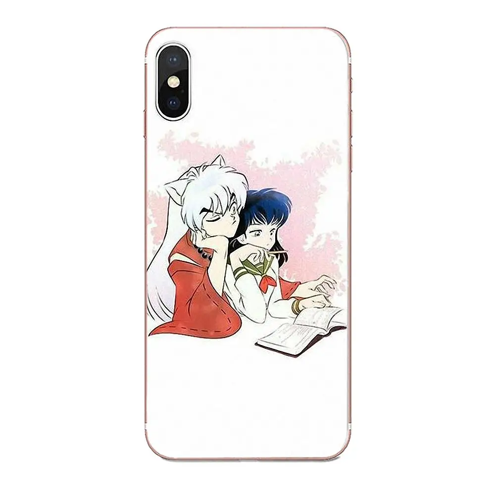 Inuyasha Япония Аниме Кагоме Мягкий ТПУ телефон Капа для Apple iPhone 4 4S 5 5C 5S SE 6 6S 7 8 Plus X XS Max