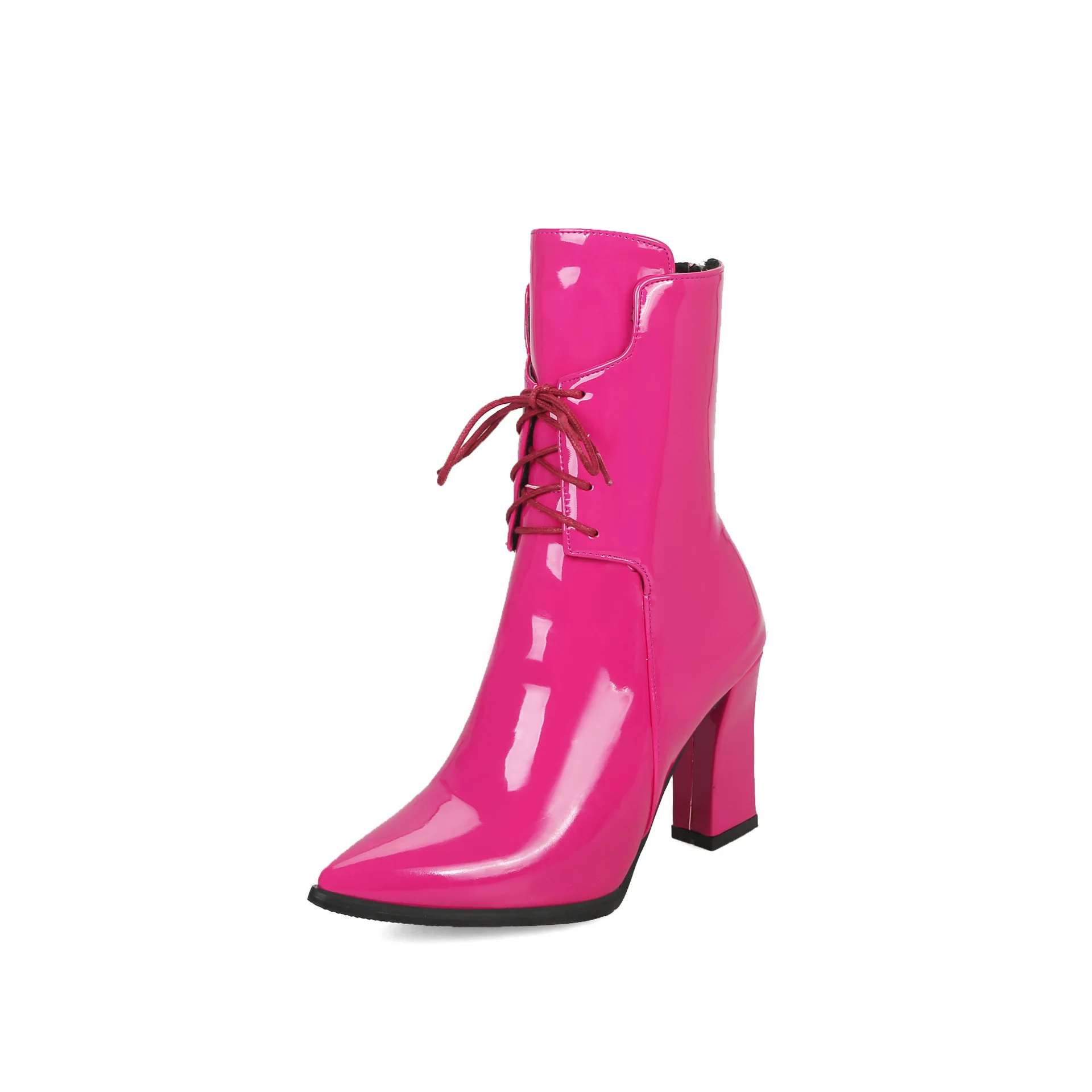 

New wind to 18 years in fall and winter fashion thick with high with point size 32-47 female boots 1886 yards
