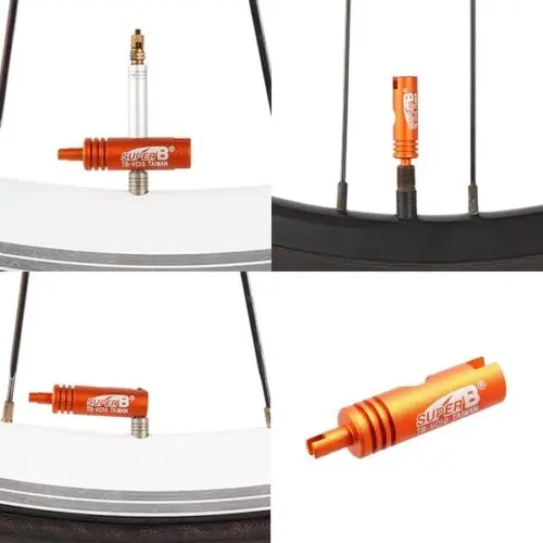 

Super B TB-VC10 Presta Schrader Valve Core Tool / Bike Aluminum Tube Extender Bike Valve Tool For MTB Road Bicycle Tool