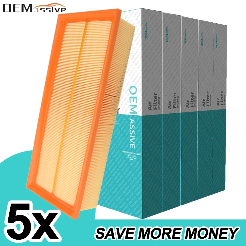 

5pcs For VW Golf V 1K1 VI 5K1 Passat Caddy SAA SAB Scirocco Beetle 5C1 Cabriolet 5C7 EOS 1F7 1F8 CC 358 Air Filter 1K0129620D