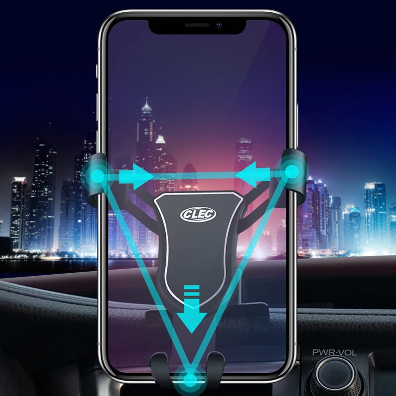 

Left Hand Drive Only For Toyota Highlander 2015 - 2019 Car Air Vent Mount Smart Phone Holder Stand Mobile Phone Stable Cradle
