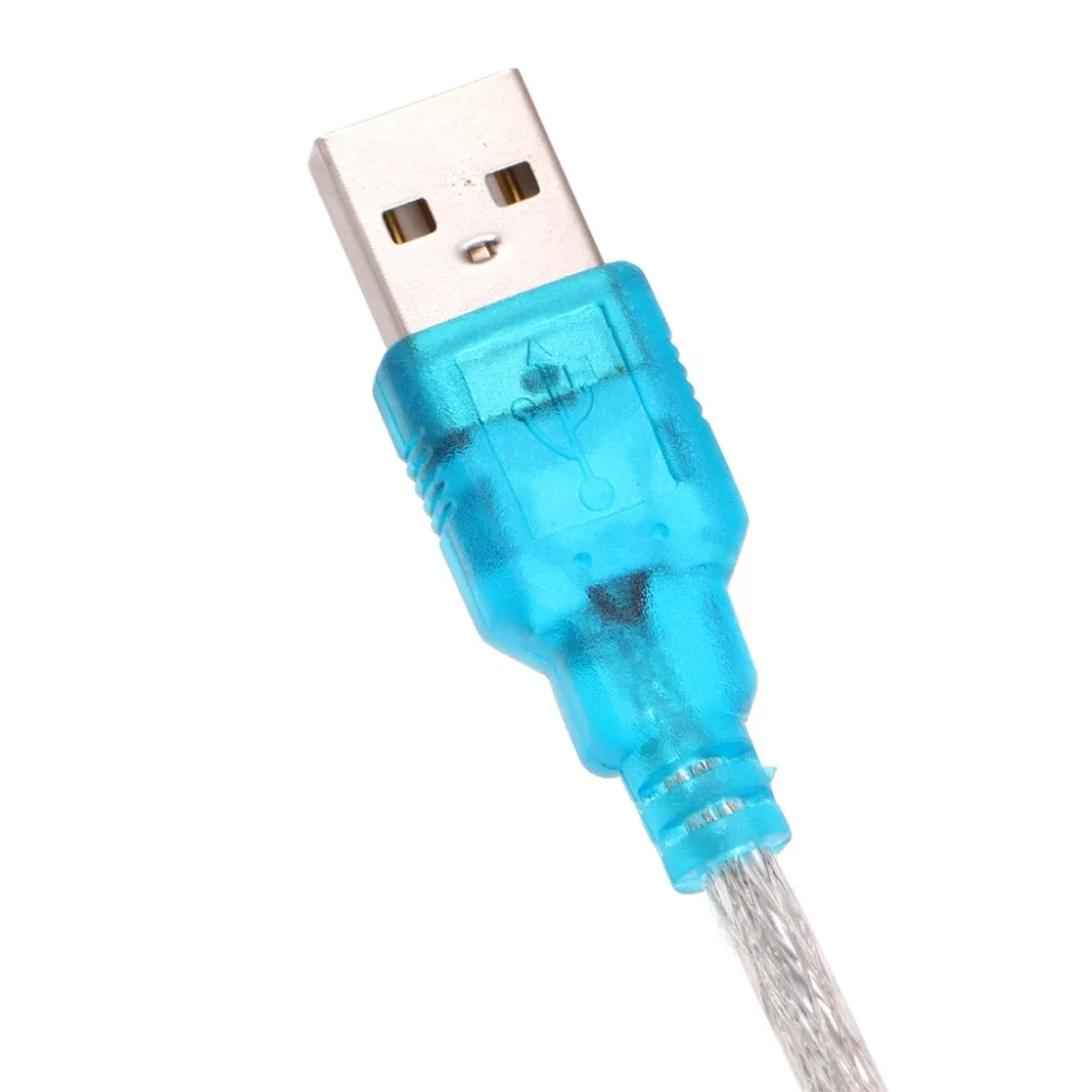 Синий USB 2,0 в RS232 RS-232(DB9) последовательный кабель Стандартный адаптер конвертер для ПК высокого качества C26