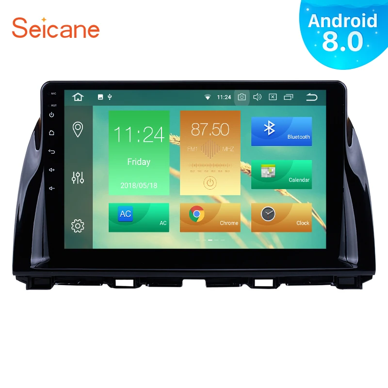 

Seicane Android 8.0/8.1 10.1" Car Radio For Mazda CX-5 2012 2013 2014 2015 1Din Head Unit Multimedia Player With WIFI Bluetooth