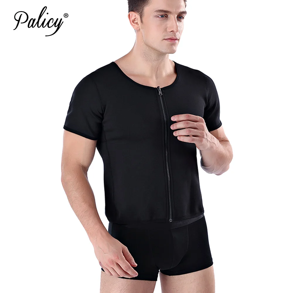 Buy Palicy Tshirt Body Shaper Men Reversible Compression Slim Shirt Neoprene