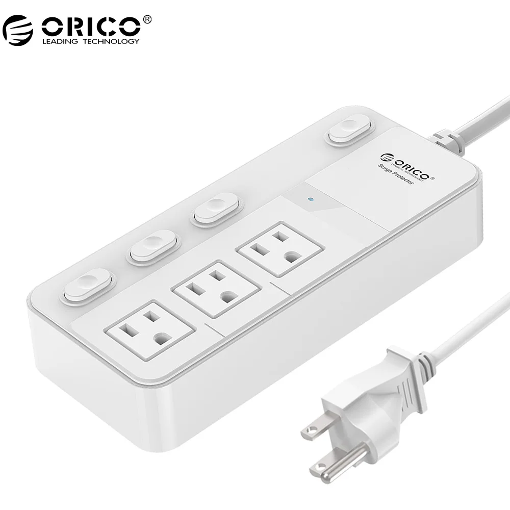 

ORICO High Value Recommend Surge Protection Power Socket IC Usb Charger Mobile Phone Charger Charging for Xiaomi Iphone