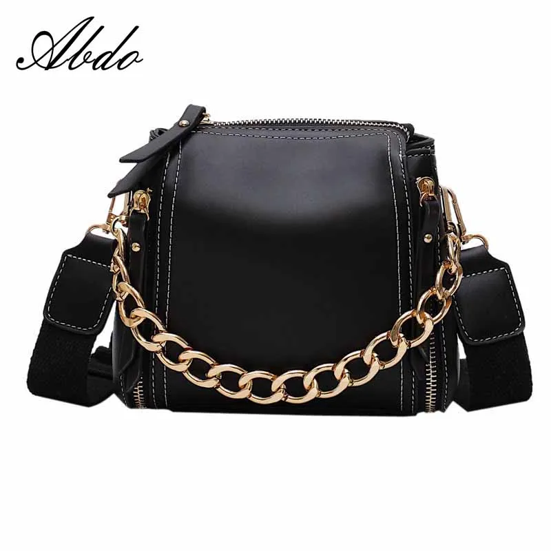 

Bucket Chain side women bag small ladies shoulder luxury leather crossbody handbags messenger designer brand female fashion 2019