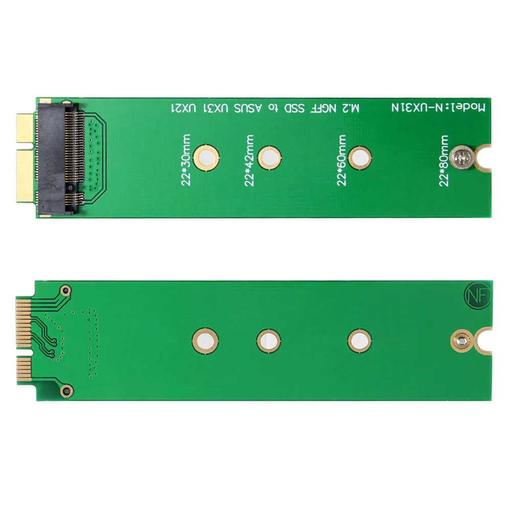 

2019 Hot M.2 NGFF SSD to 18 Pin Adapter Card SSD for Asus UX31 UX21 Zenbook Laptop For DOY