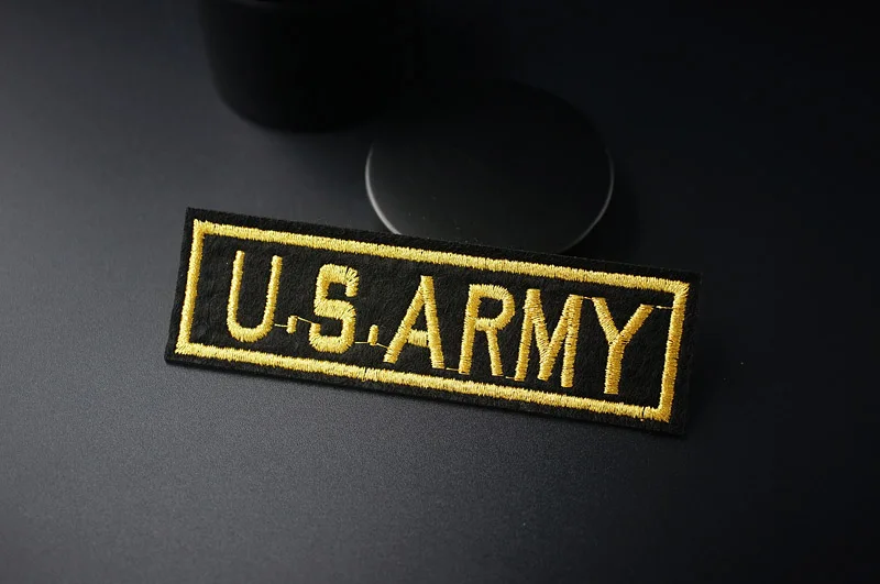 HTB1ACjzqf5TBuNjSspmq6yDRVXaY U S ARMY EMBLEM TOP GUN Iron On Patch Embroidered Applique Sewing Clothes Stickers Garment Apparel Accessories Badges Patches