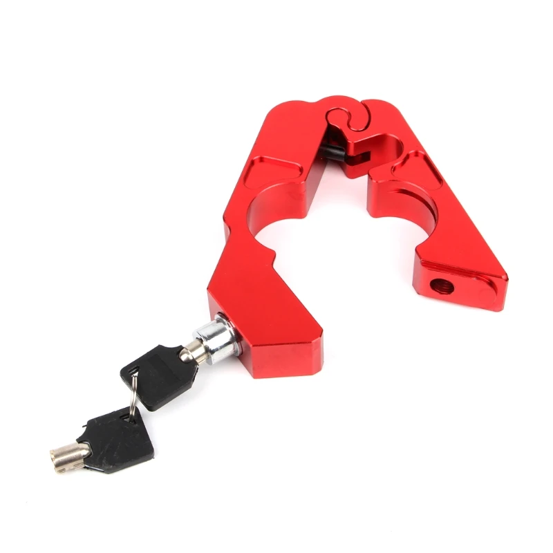 High Quality Motorcycle Handlebar Lock Scooter ATV Brake Security Safety Theft Protection For Honda Kawasaki Yamaha