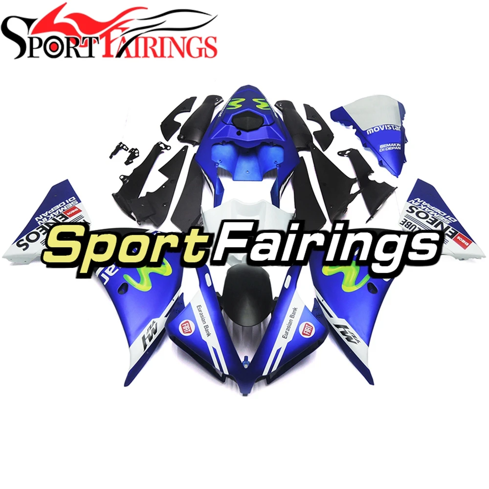 Полный обтекатели для Yamaha YZF R1 12 13 14 2012 2013 впрыскивание, АБС-пластик мотоцикл комплект обтекателей ABS капот синий
