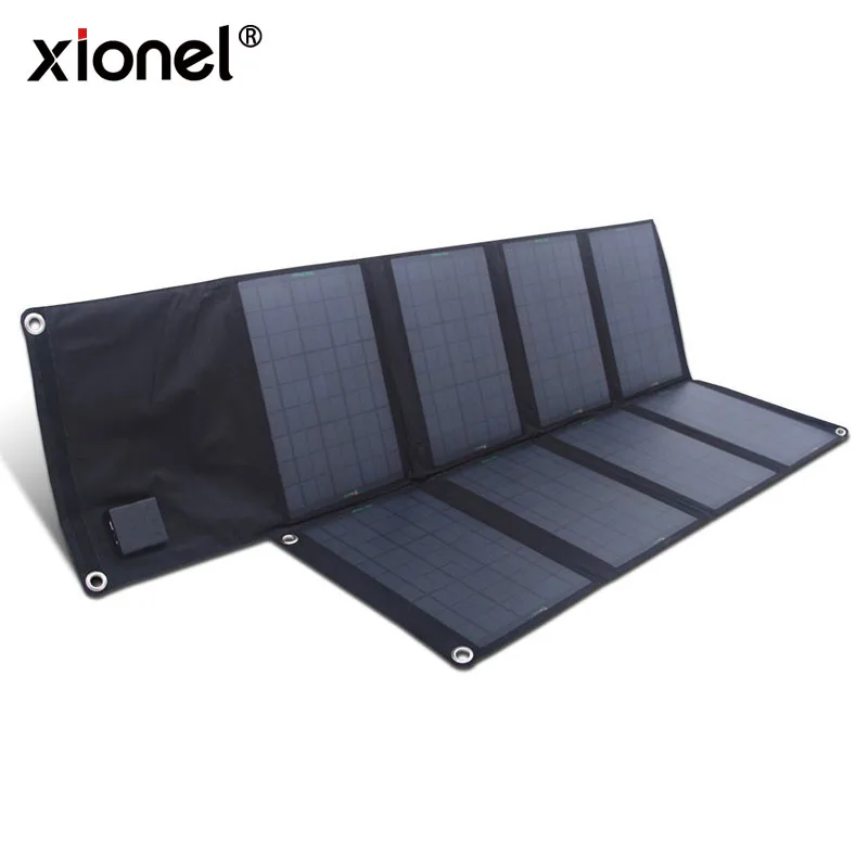 Xionel Fold Solar Panel 18V 80W Solar Panel Charger for iPhone Sumsung HTC Phones Lenovo HP Dell Acer Laptops and so on