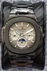 Элитный бренд новые автоматические механические Для мужчин часы сапфир DayDate прозрачный Moon Phase часы Полный цвет: черный, Синий Серый Белый AAA +
